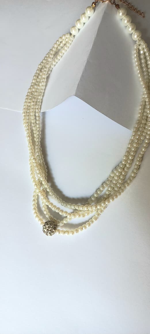 White Pearls Mala