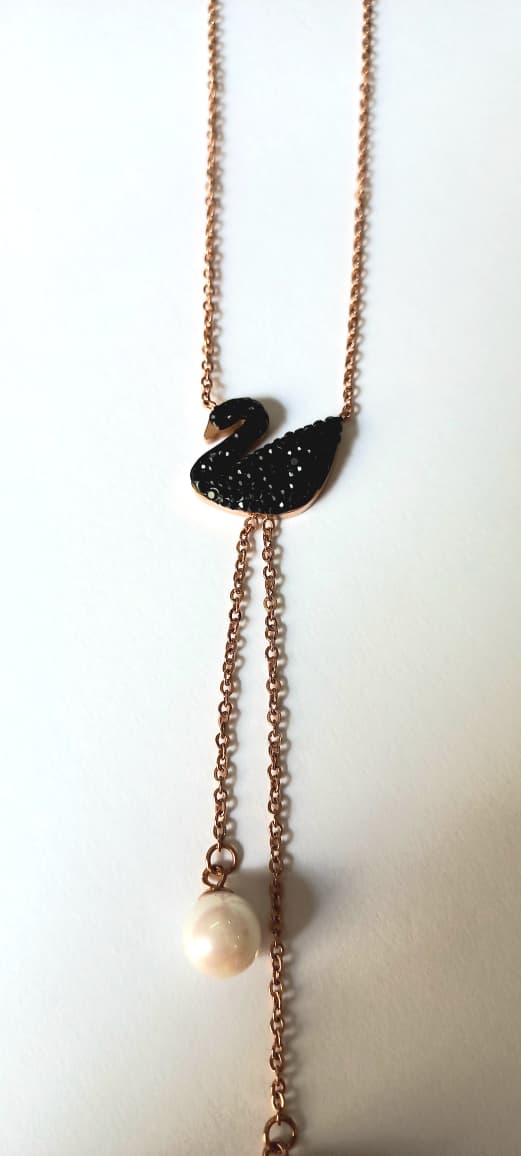 Black Swan Necklace
