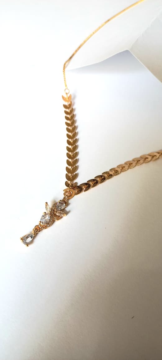 Golden Leaves Necklace