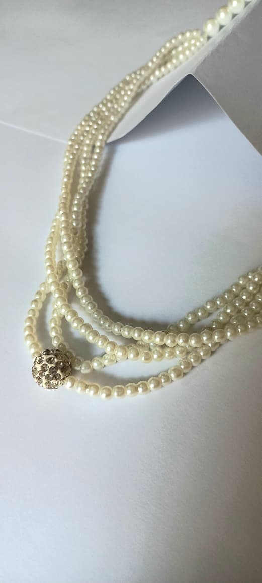 White Pearls Mala